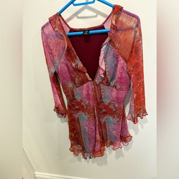 NWOT- URBAN OUTFITTERS- Marina Paisley Asymmetrical
Romper- XL - Picture 3 of 15